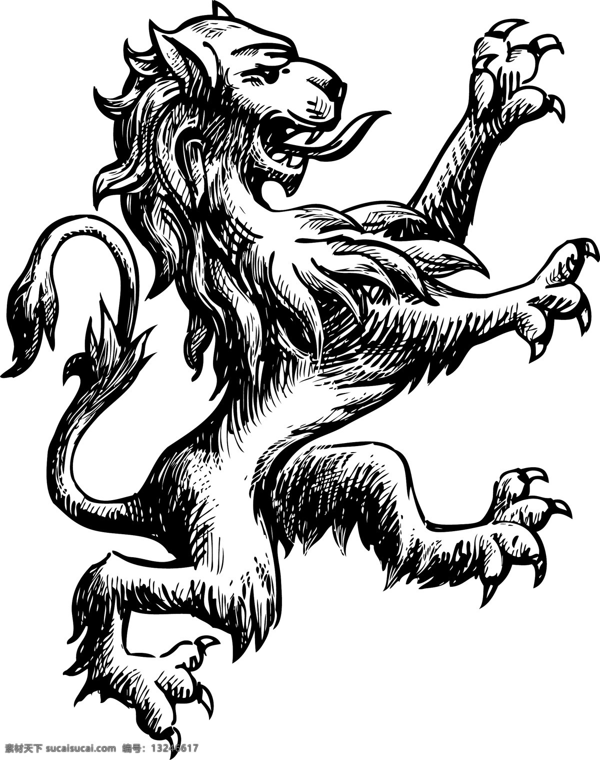 logo 标签 标识标志图标 标志 怪兽 猛兽 欧式复古图案 狮子 矢量素材 纹身 纹章 图案 矢量 模板下载 纹身纹章图案 手绘 野兽 图标 小图标 矢量图 其他矢量图