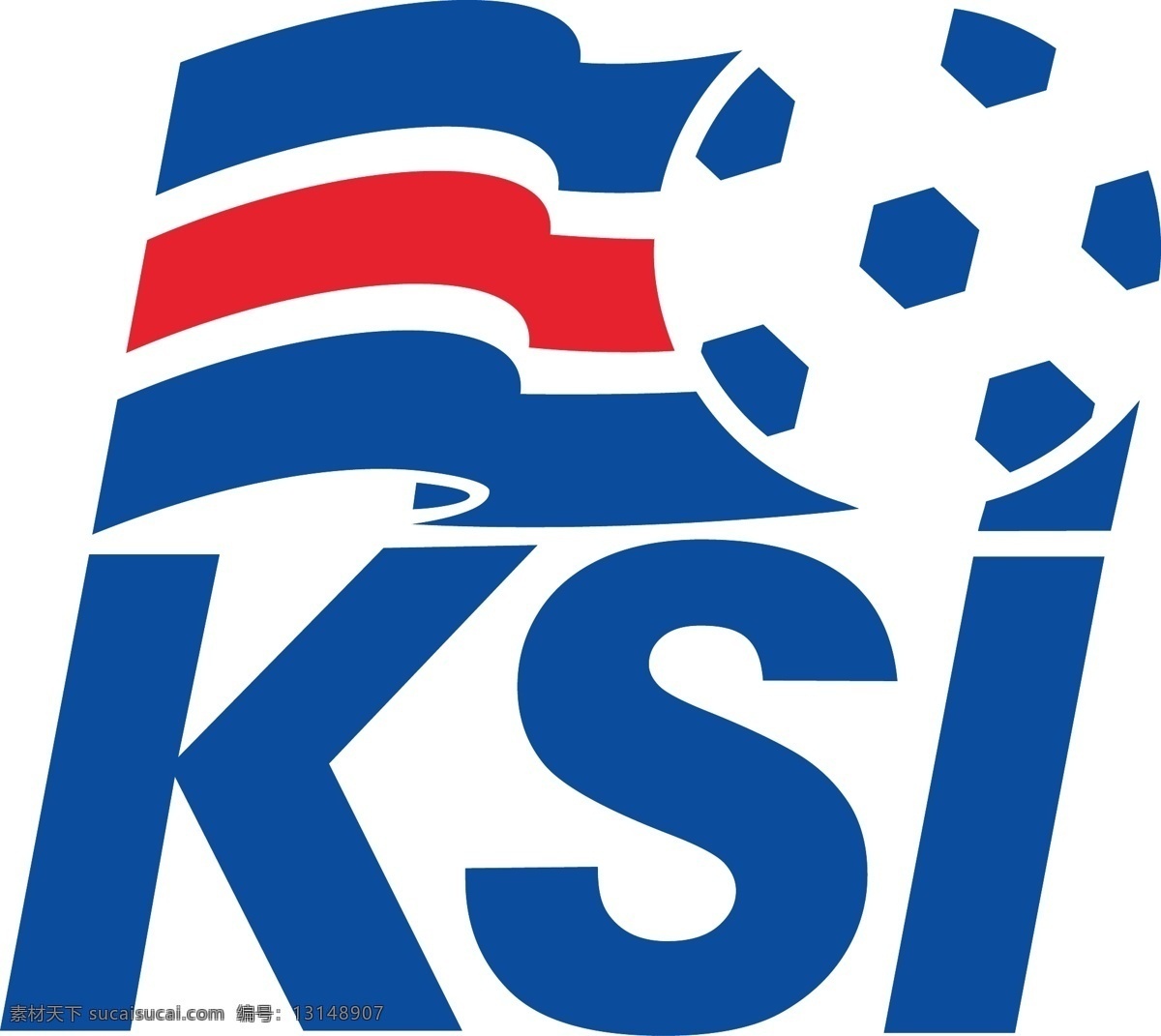 冰岛 国家队 标志 欧洲杯 世界杯 足球 运动 足球标志 logo设计
