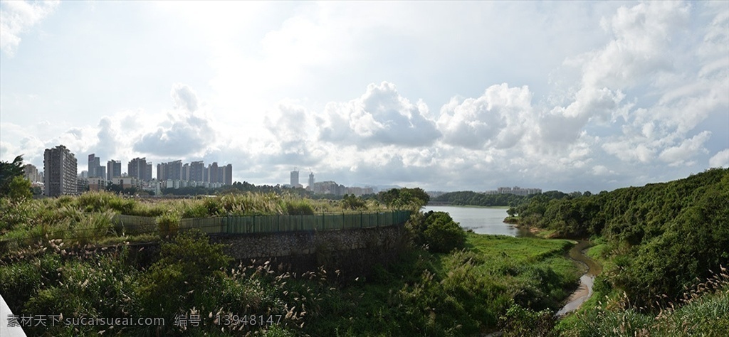 深圳 民乐 水库 云层 云 风景 深圳街景 自然景观 山水风景