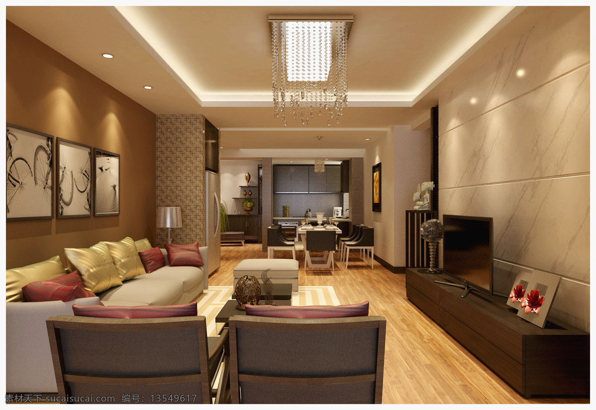 吊灯 高清 环境设计 客厅 沙发 室内 室内设计 效果 设计素材 模板下载 效果图 装饰素材