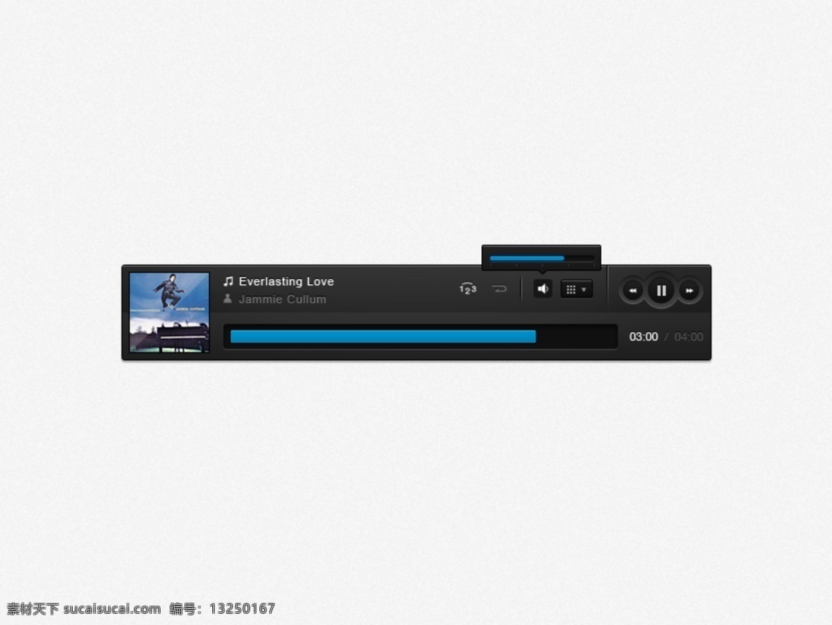 光滑 黑色 音频 播放器 界面 web 高分辨率 黑暗 幻灯片 接口 蓝色的 免费 清洁 时尚的 现代的 原始的 质量 新鲜的 设计设计新的 hd 元素 用户界面 ui元素 详细的 音乐播放器 音频播放器 mp3播放器 专辑封面 体积 黑色的psd 矢量图