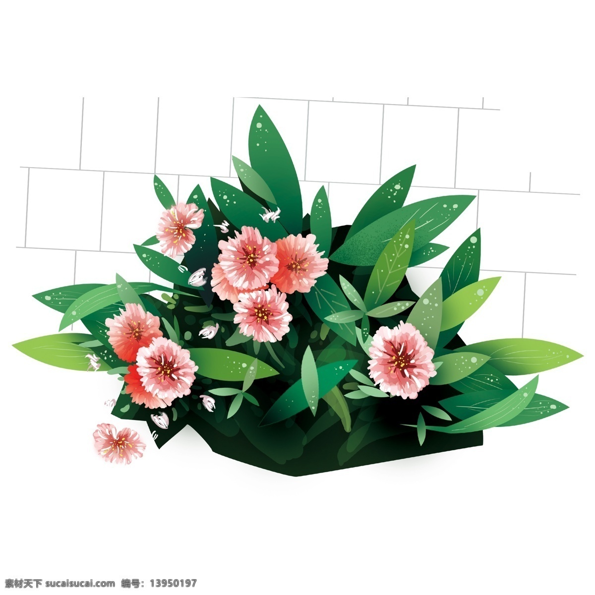 婚礼 水彩 花卉 卡通素材 可爱 植物 清新 免扣素材 透明素材