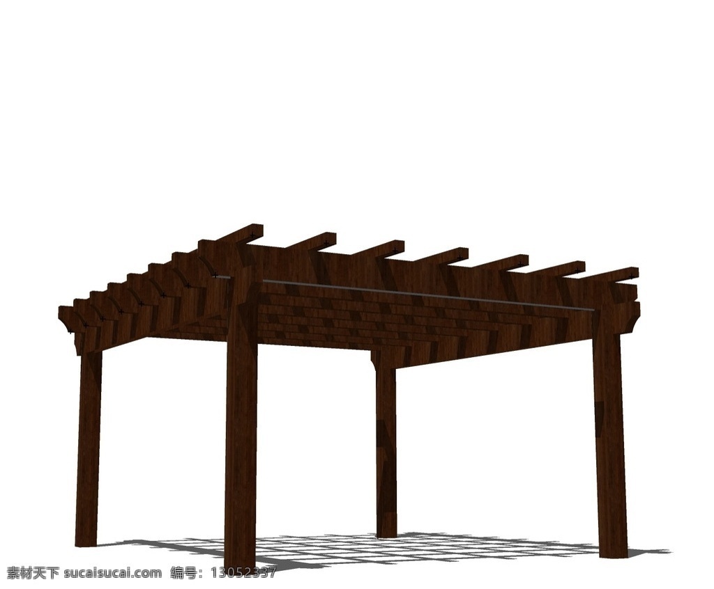 su廊架模型 sketchup 廊 架 景观设计 园林设计 园林小品 园林古建 廊架设计 亭廊设计 su小品模型 su植物素材 skp建筑 景观 su模型 3d模型 su亭廊 环境设计 skp