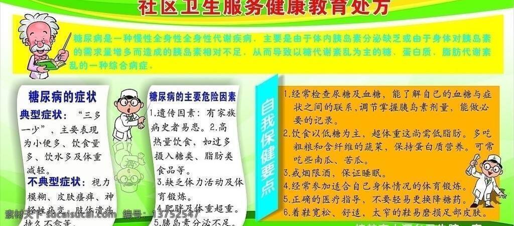 社区卫生 服务 健康教育 处方 板报设计 生活百科 宣传板报 医疗保健 医院板报 矢量 海报 其他海报设计