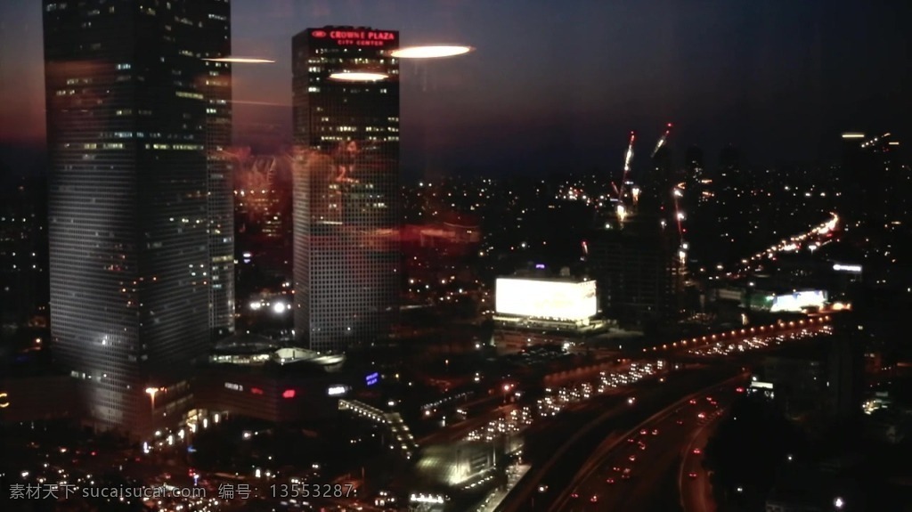 城市 夜景 视频 实拍 城市视频素材 夜景视频 城市视频 灯光 马路