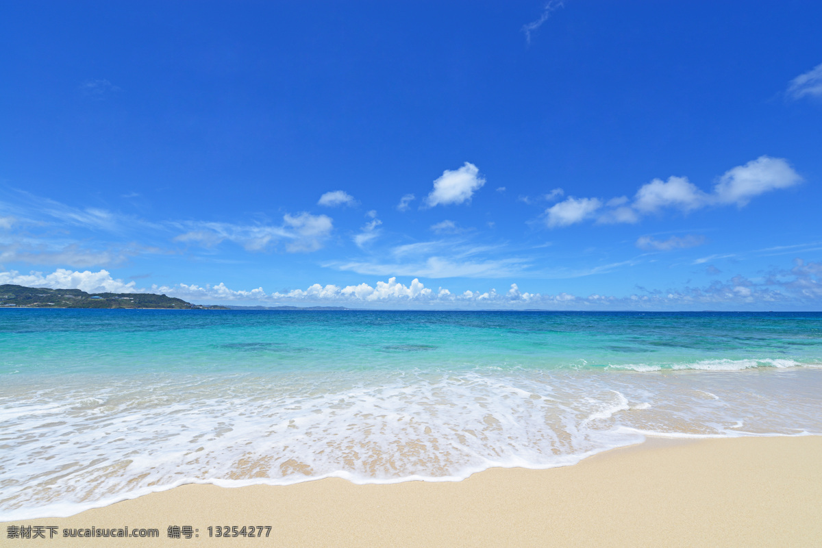 海滩 沙滩 海边 大海 天空 海面 蓝天 白云 自然风光 自然景观 自然风景