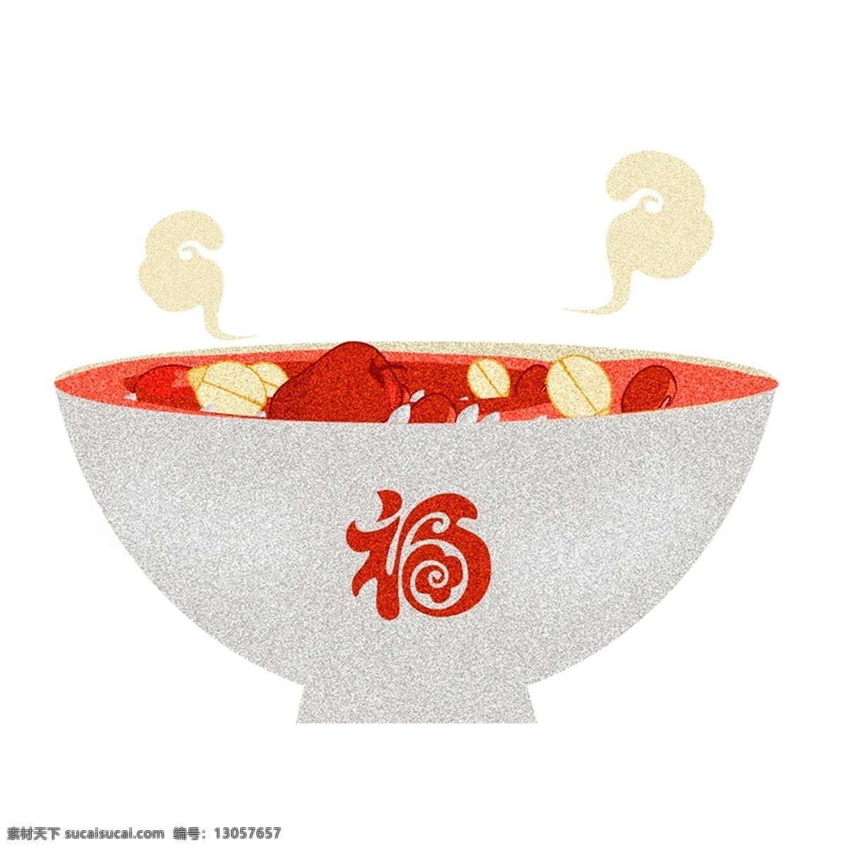 手绘 卡通 美食 腊八粥 免 抠 元素 食物元素 美味 美食素材 手绘食物