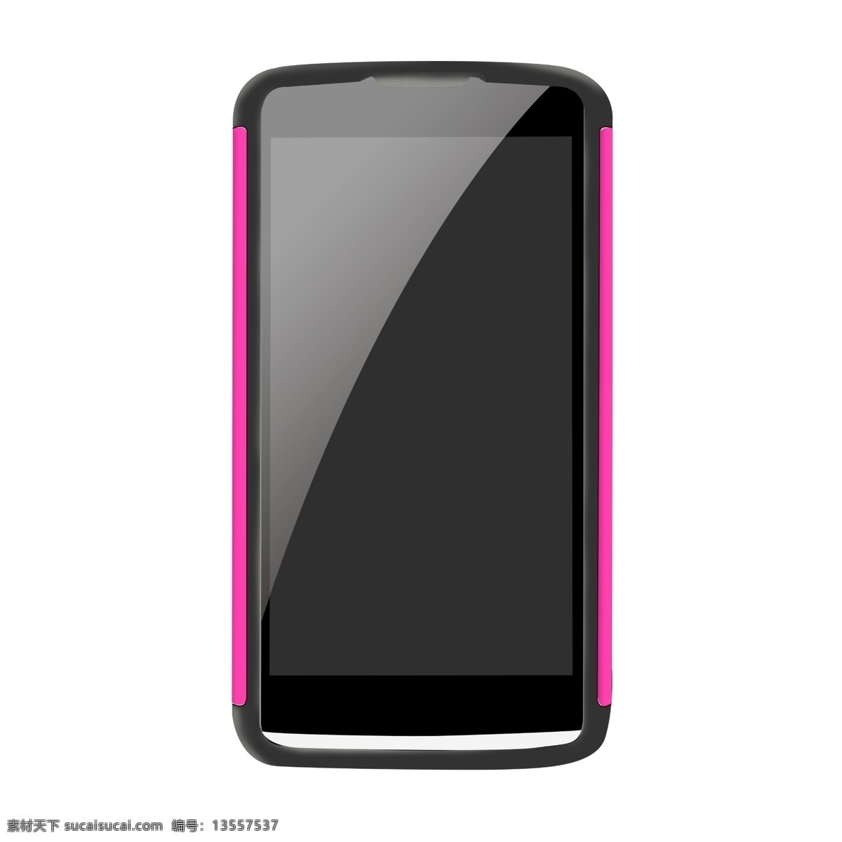 黑 粉色 3d 仿真 手机 手绘手机 仿真手机 超薄手机 系 3d手机 模拟手机 写实手机 虚拟手机