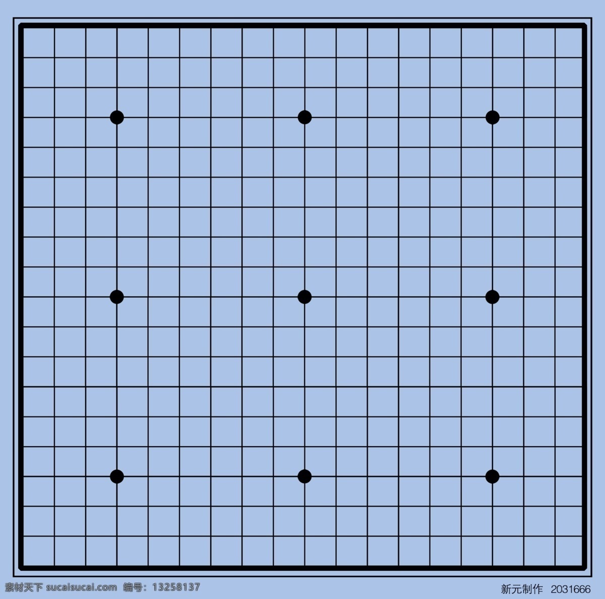 五子棋棋盘 五子棋 棋盘 棋类 实用作品 源文件