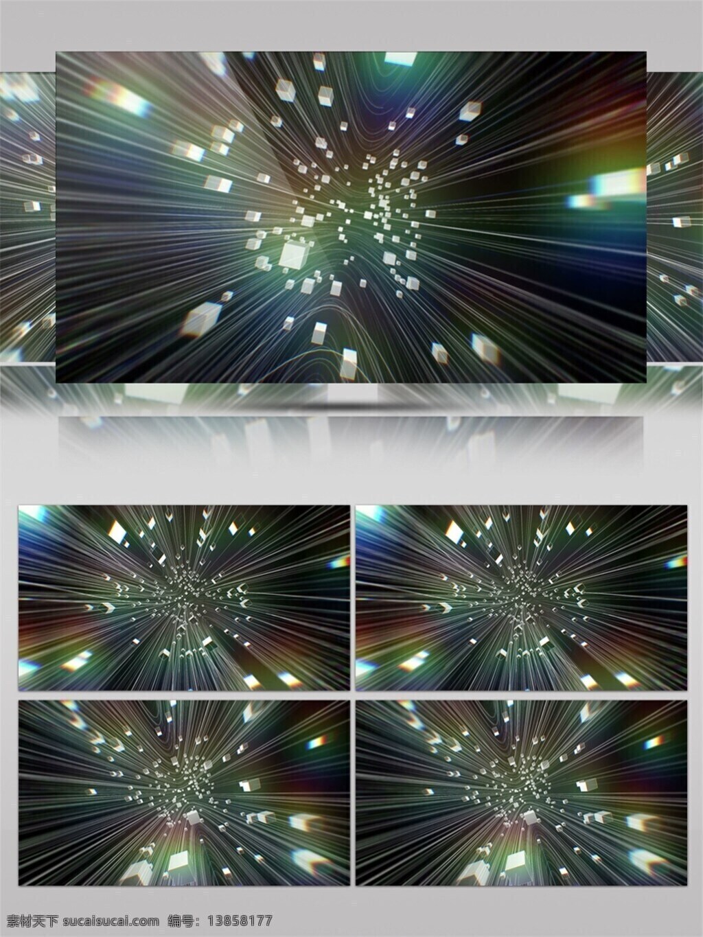 点线 构成 立体 图形 视频 曲线 点光源 放射 正方体 光效 视频素材 动态视频素材