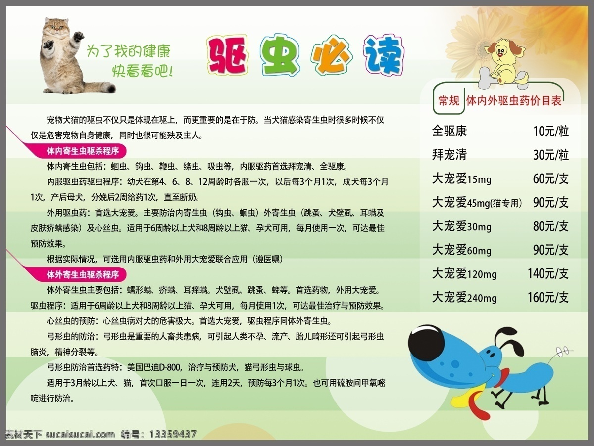犬猫 驱虫必读 宠物 犬 猫 白色
