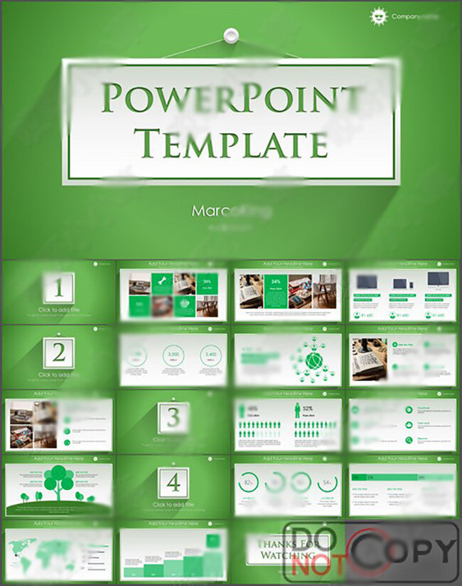 商务ppt ppt模板 国外ppt 静态ppt 商务 品牌ppt 科技ppt 绿色ppt pptx