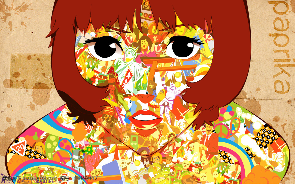 红辣椒 paprika 电影 动画 今敏 海报 电影海报