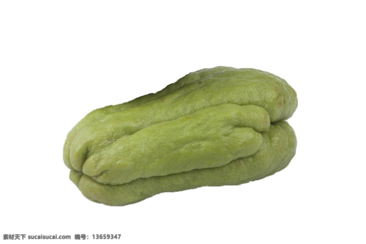 一个 新鲜 佛手瓜 纯绿色 蔬菜 美味 植物 种植 农家 洋丝瓜 寿瓜 餐桌 食材 食用 清炒