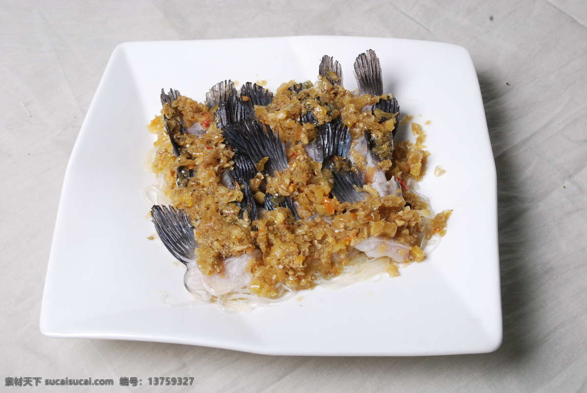 粉丝开胃鱼尾 鱼 鱼尾 开胃 粉丝 蒸菜 传统美食 餐饮美食