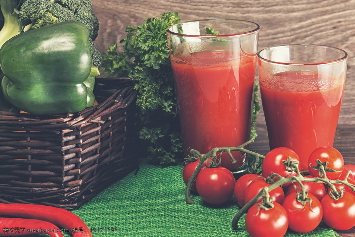 番茄 西红柿 番茄汁 果汁 蔬菜汁 酒水饮料 餐饮美食 各种 蔬菜 汁 水果蔬菜 红色