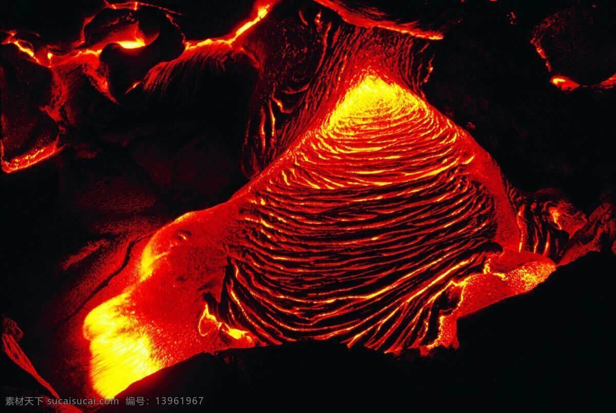 火山 岩浆 自然景观 大自然景观 摄影图库
