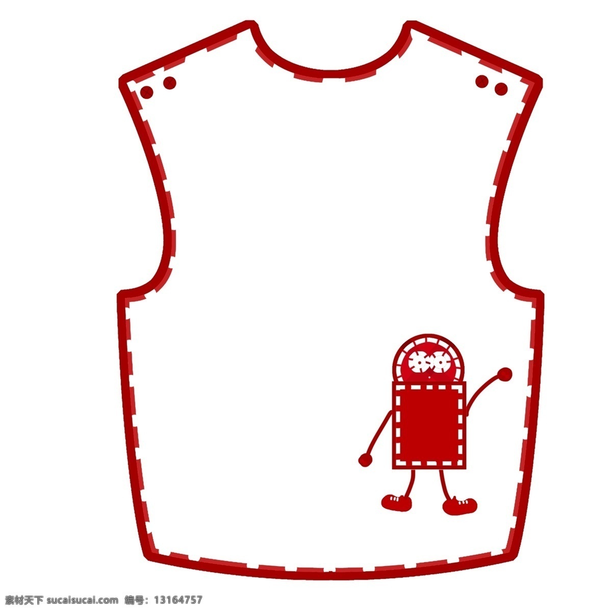 红色 服饰 边框 插画 红色的边框 服饰边框 衣服边框 可爱的边框 边框装饰 边框插画 立体边框