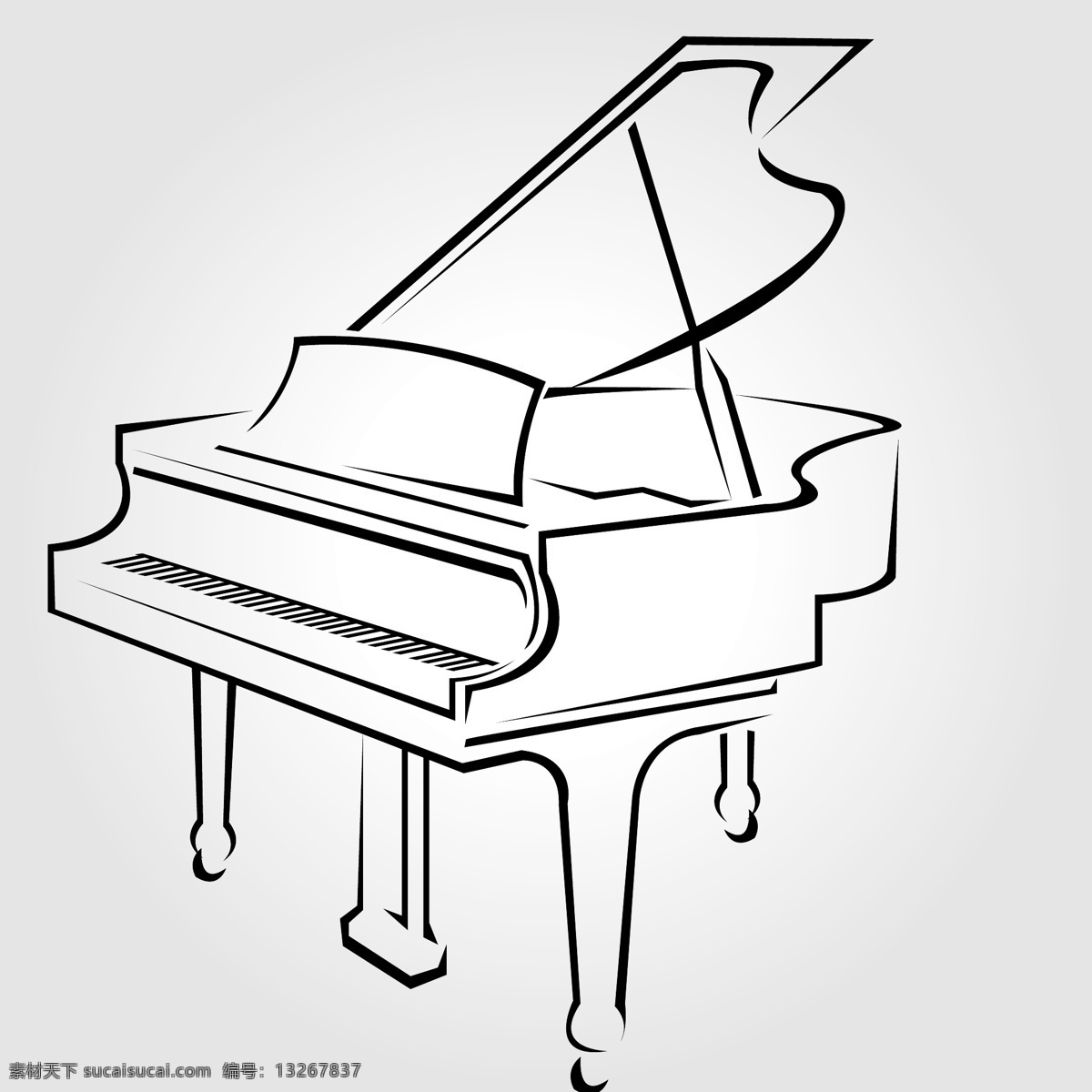 古典钢琴吸引 音乐 钢琴 乐器 古典 白色