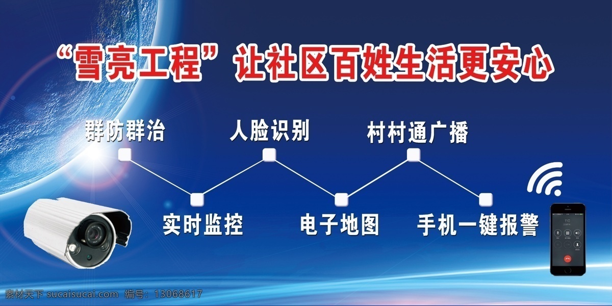 雪亮工程 社区 百姓 生活 安心 科技 监控