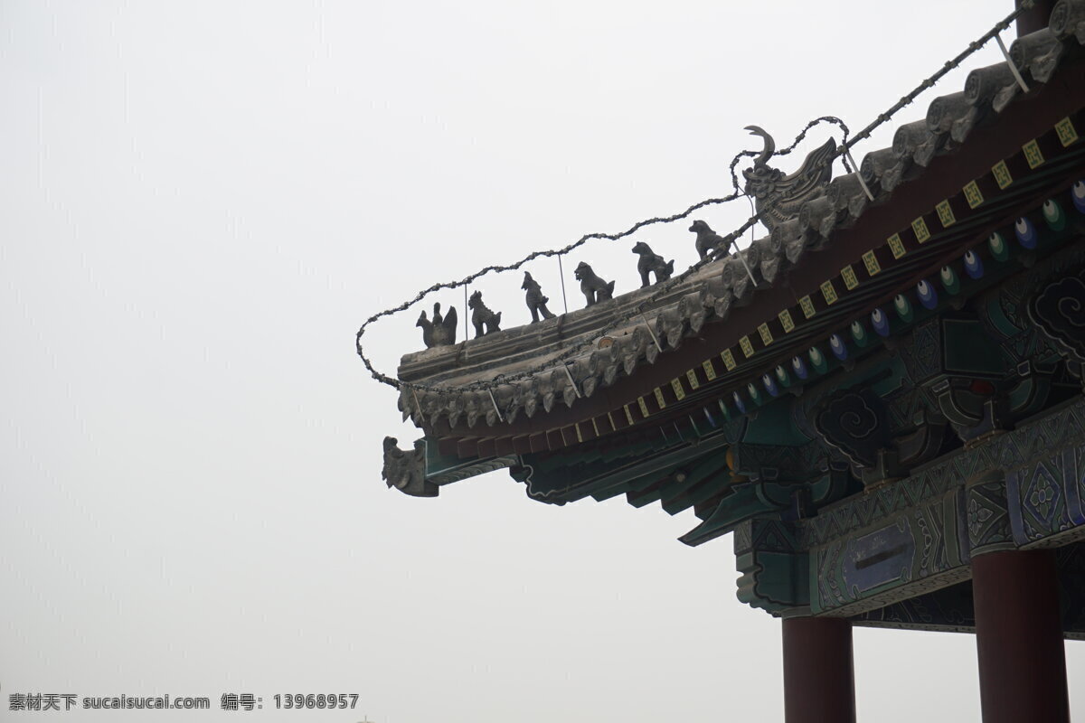 西安古城墙 西安 城墙 历史 建筑 屋檐 旅游摄影 国内旅游