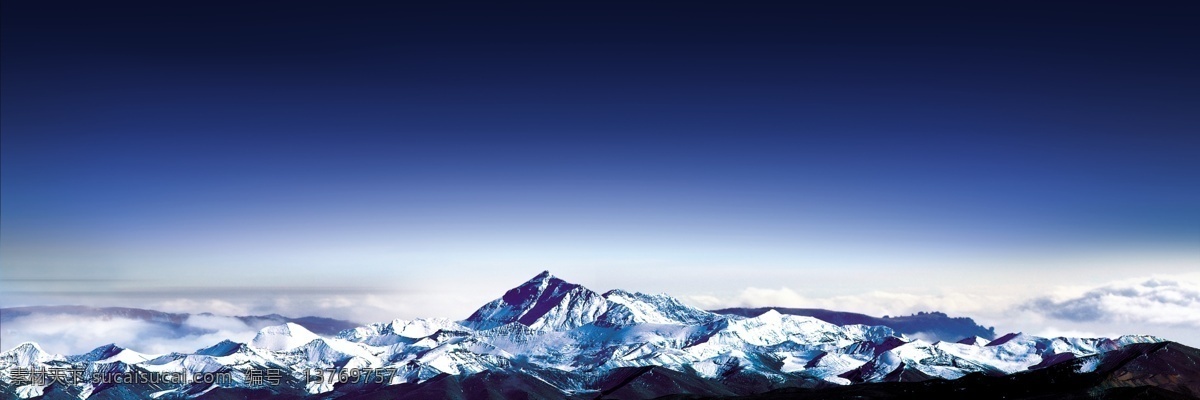蓝天白云 蓝天 白云 雪山 雪峰 山峰 风景 自然景观 自然风光