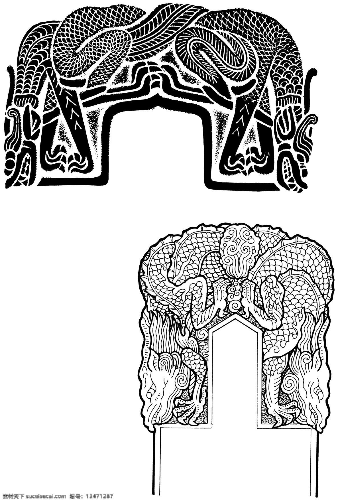 龙生九子之一 负屭 雅好 斯文 盘绕 石碑 头顶 传统文化 吉祥 图 文化艺术