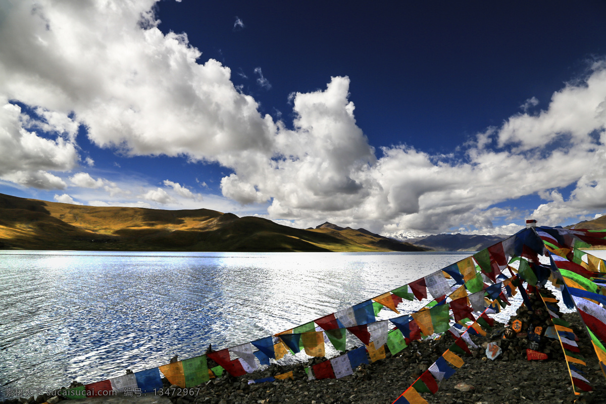 西藏 羊 卓雍 措 风景