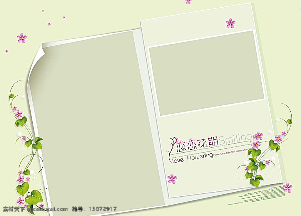 相册 相册模板 相框 分层 清爽相册 摄影模板 相框模板 白色