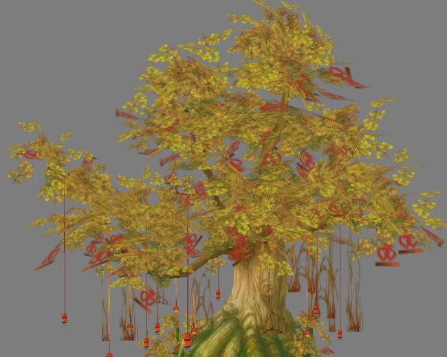 许愿 树 大自然素材 许愿树 3d 模型 3d模型素材 其他3d模型