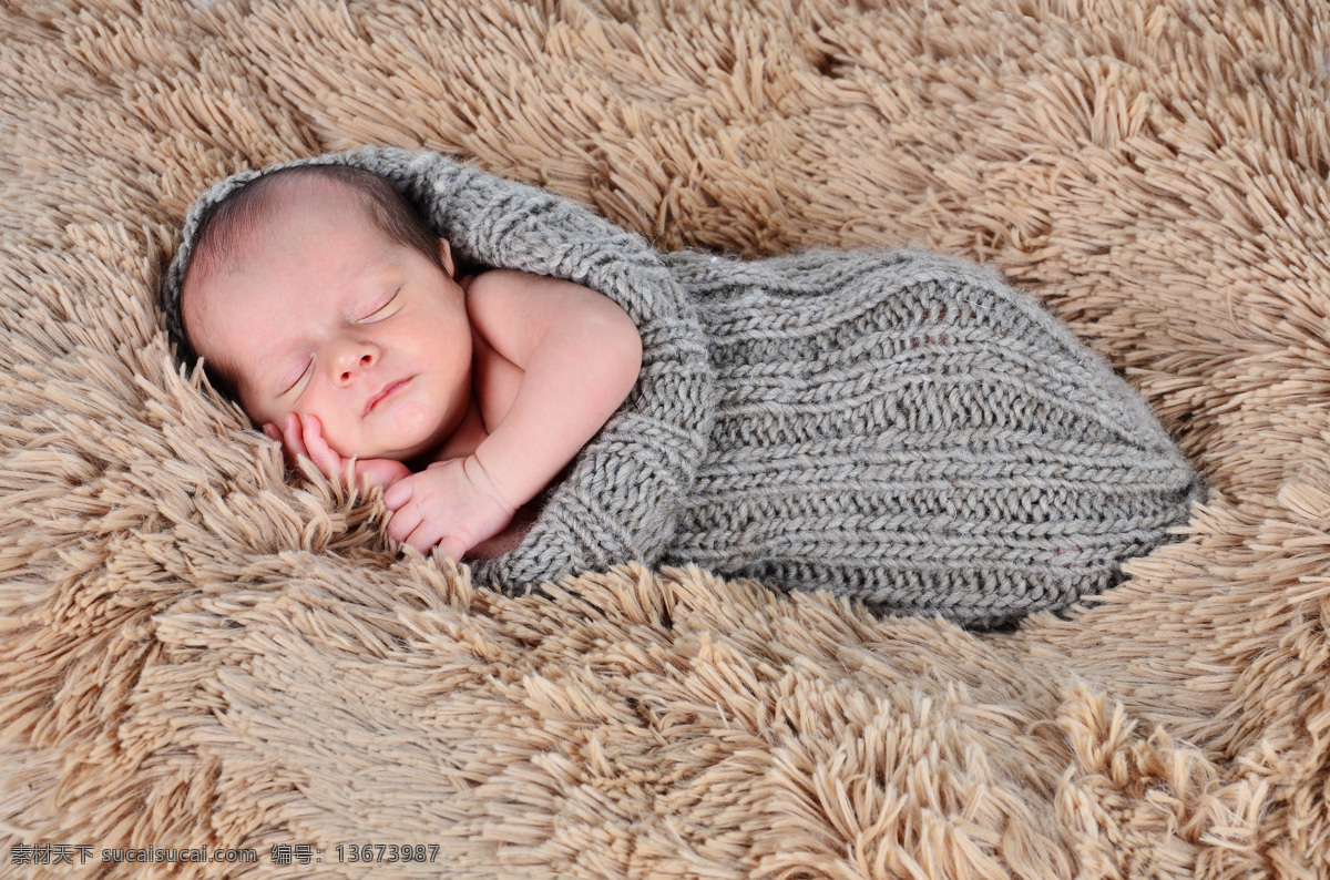 睡 毛毯 上 婴儿 睡在毛毯上 宝宝 人物 儿童图片 人物图片