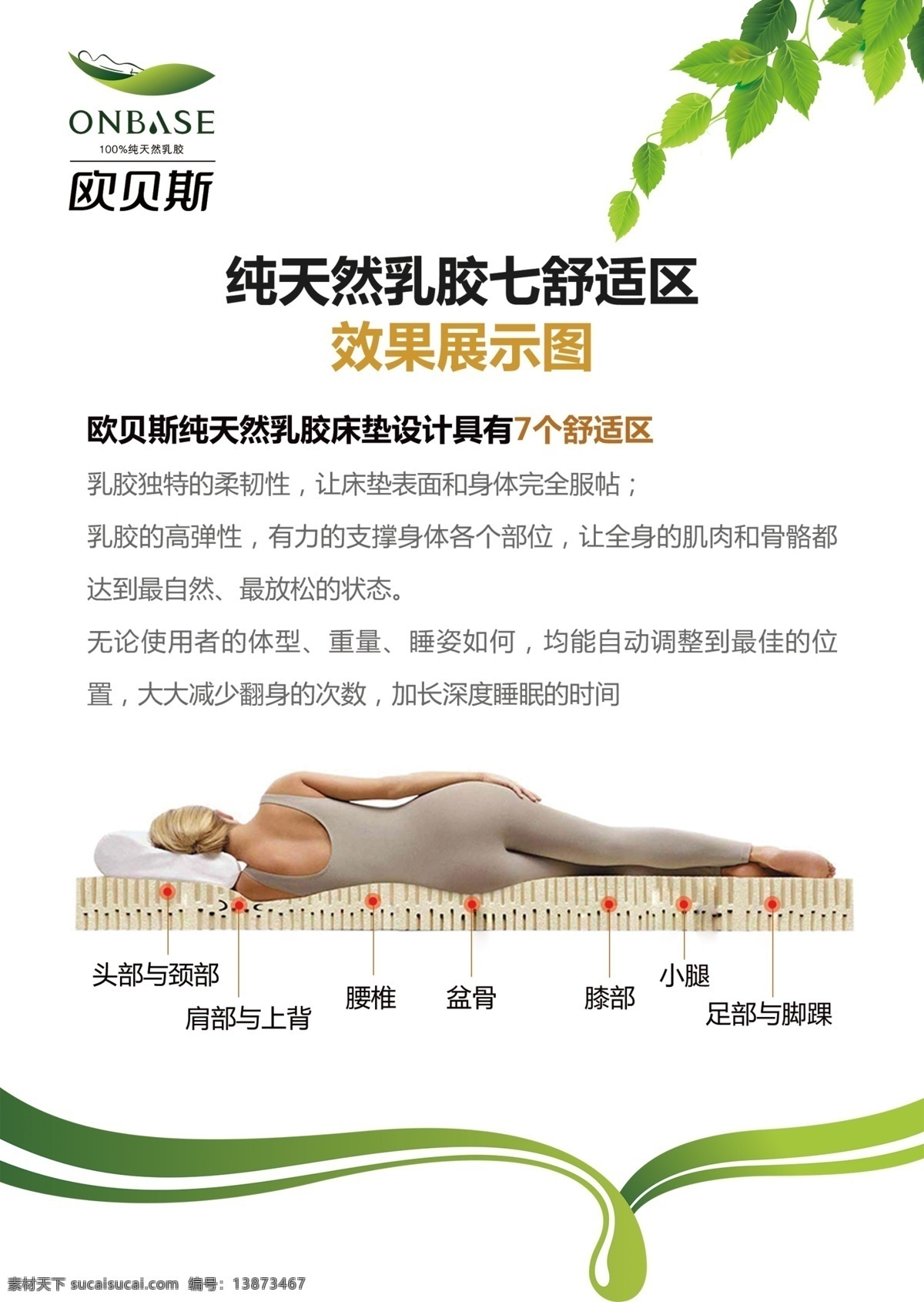 乳胶床垫七区 乳胶床垫 床垫 迎宾牌 乳胶 床垫海报