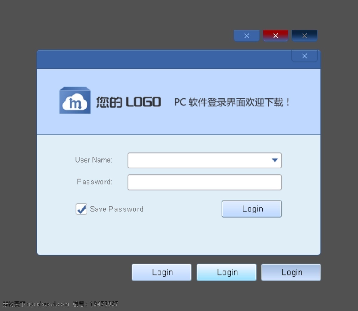 ui ui设计 登陆 登录框 界面 界面设计 图标 网页模板 pc 软件 模板下载 注册 登录页 软件登录框 英文模板 源文件 网页素材 网页界面设计