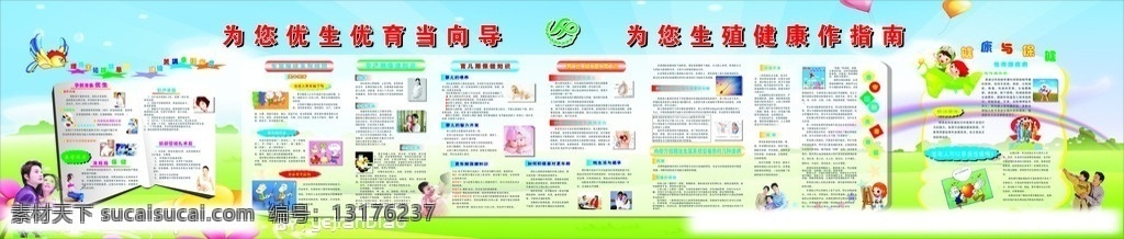 计划生育 优生优育 宣传栏 板报 图文 生活百科 医疗保健 矢量