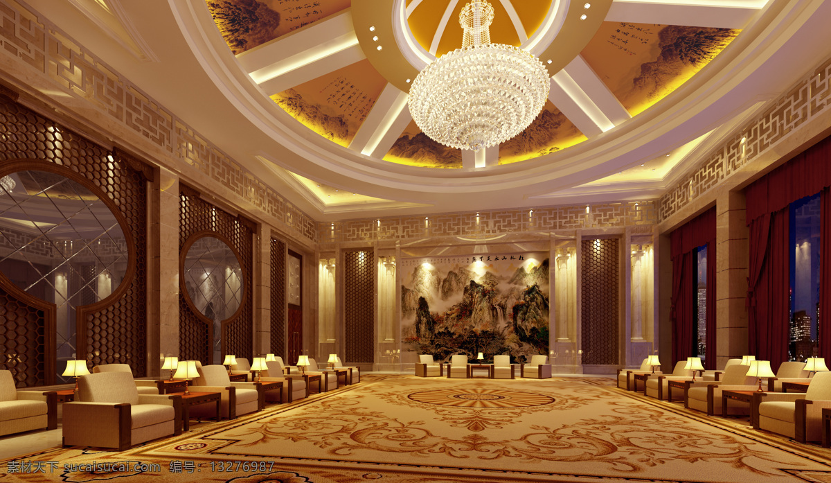 会议 效果图 3d效果图 地毯 会议室 酒店 室内效果图 室内装修效果 装饰素材 室内设计