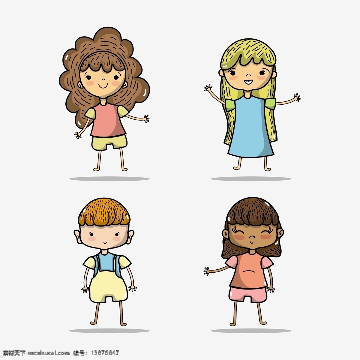卡通人物 卡通儿童 矢量图 儿童画 卡通画 男孩 女孩 贴纸插图 儿童插图 插画 无框画 卡通素材 卡通 边框相框 底纹边框 卡通画框 矢量风景 矢量人物 矢量动物 彩铅画 水彩画 版画 手绘 可爱 速写 系列图案 线条 漫画 童年生活 温馨图案 全矢量 卡通形象 画册卡片 卡通设计