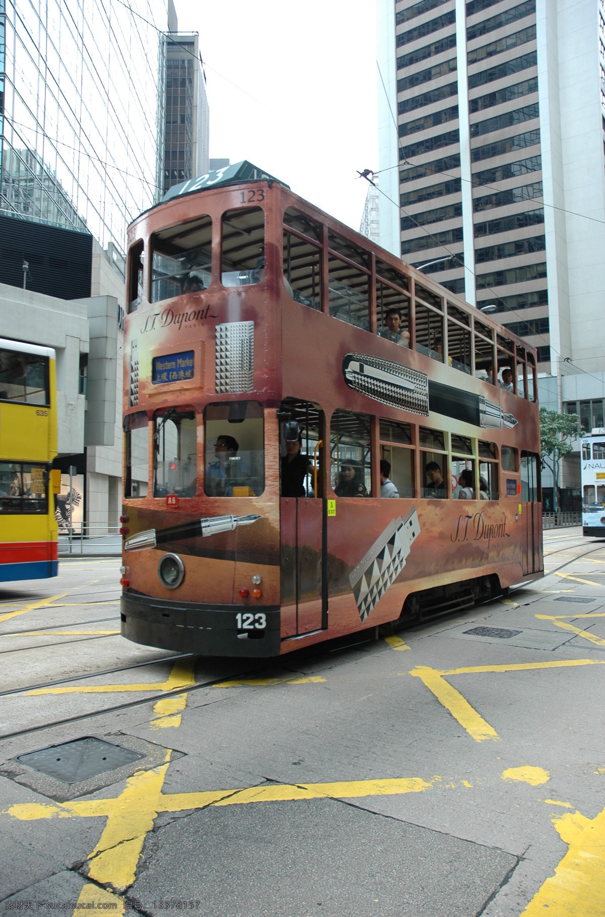 香港中环街景 香港 中环 有轨电车 街景 城市 香港街景 人文景观 旅游摄影