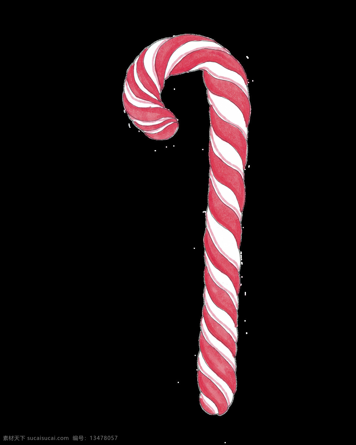 卡通 拐杖 透明 装饰 条纹 粉色 圣诞 矢量素材 设计素材