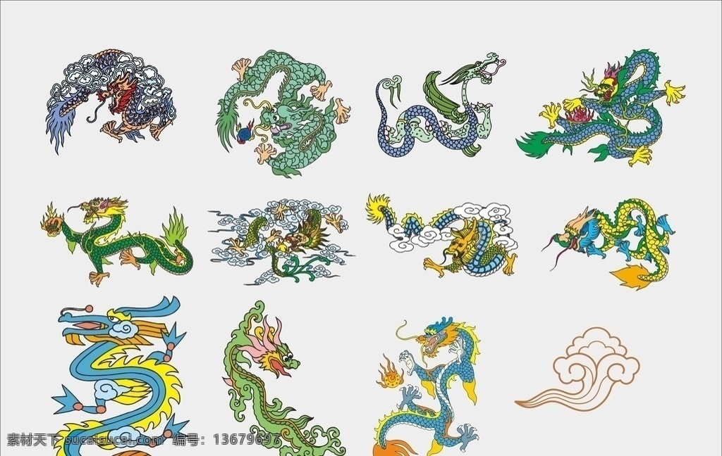 中国 古风 龙 中国风 古典 纹理 经典 底纹边框 背景底纹