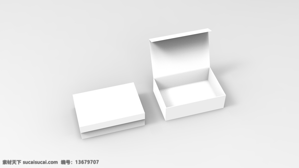 翻盖 盒 白 模 翻盖盒 白模 包装设计 空白平面 白色