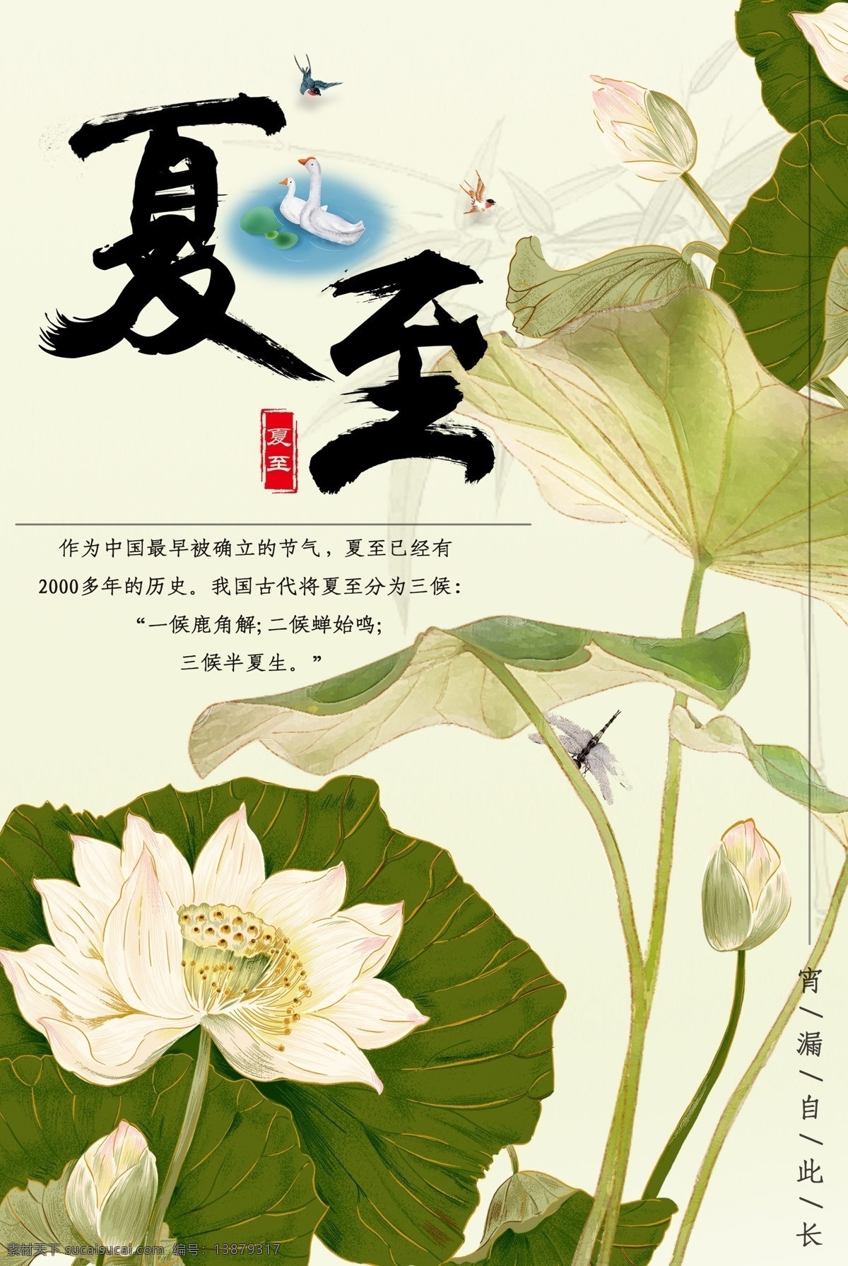 夏至节气 夏至 立夏 小满 芒种 小暑 大暑 夏至海报 夏至微信海报 夏至刷屏海报 夏至手机海报 夏至界面 夏至飞机稿 节气海报 24节气 二十四节气 传统节气 夏天 夏季 锦鲤 池塘 荷塘 荷叶