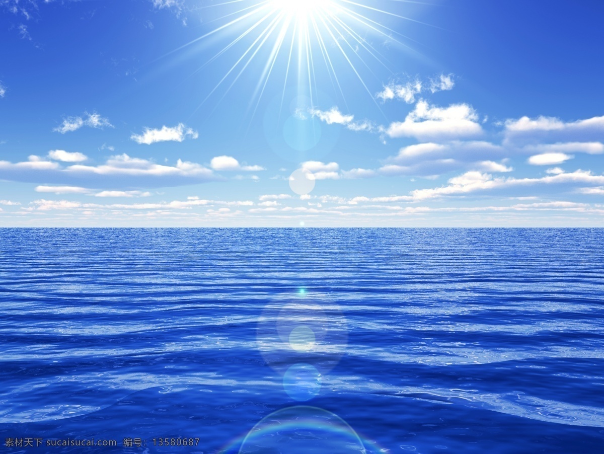 蓝天大海摄影 风景 海上风景 蔚蓝的海 天空 蓝天 白云 辽阔 蓝天大海 海洋海边 阳光 自然景观 蓝色