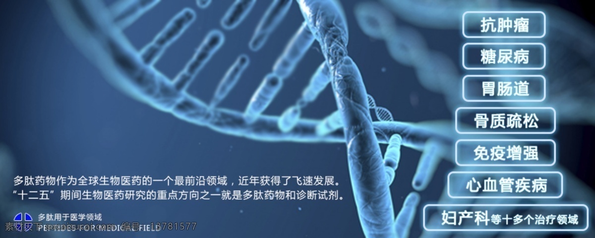手机 客户端 医疗 领域 海报 宣传 蓝色