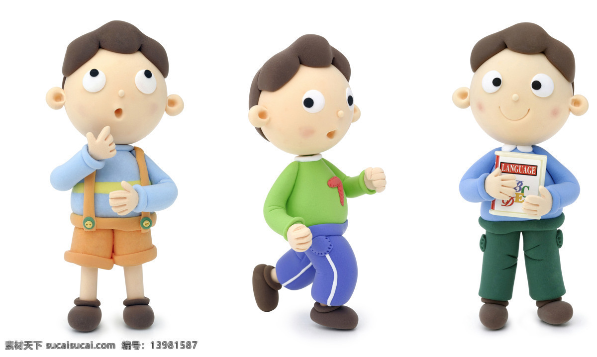 小学生 孩子 男孩 跑步 运动 思考 学习 读书 微笑 卡通人物 3d人物模型 3d人物 家庭 成员 创意 3d 3d作品 3d设计