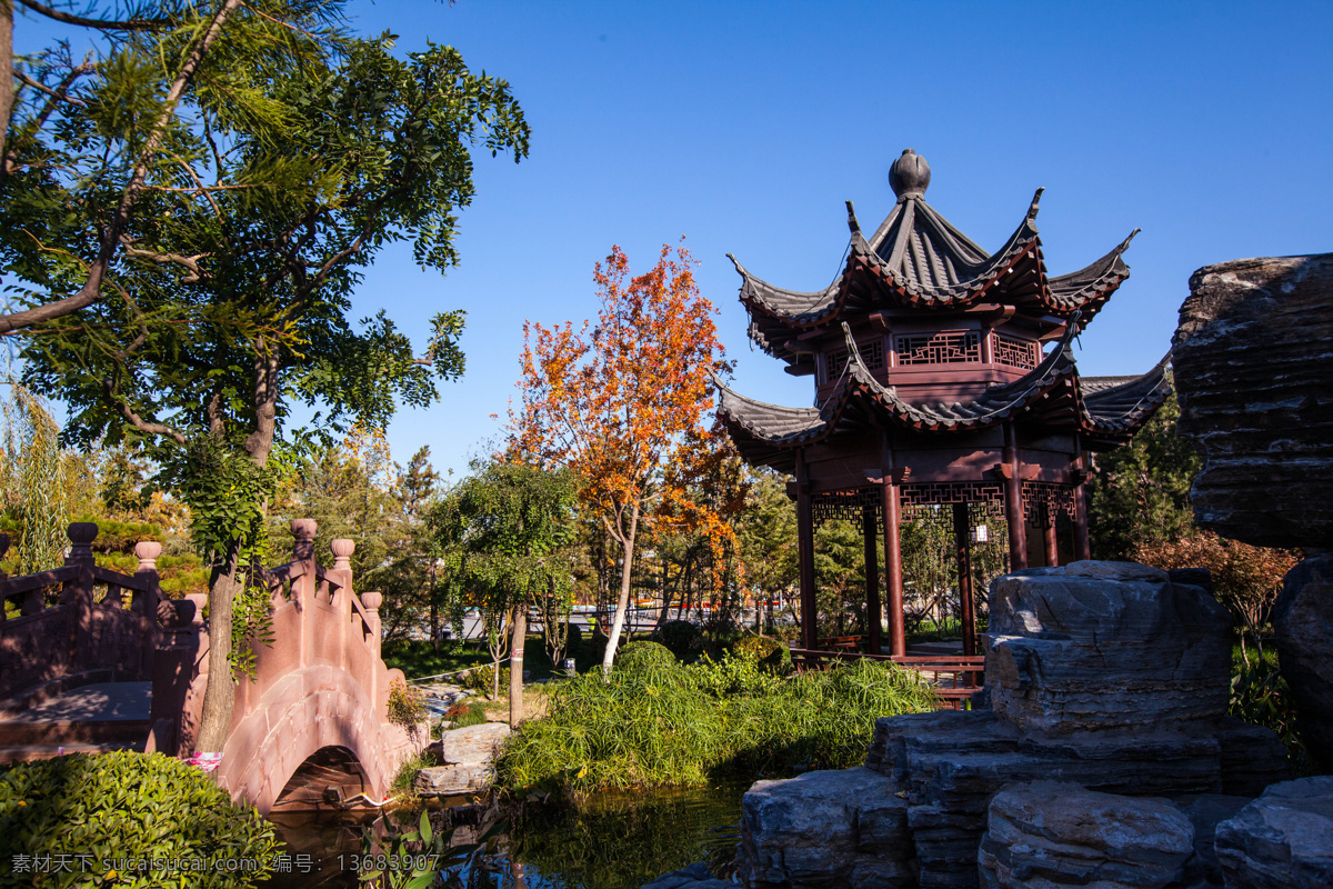 北京 国内旅游 蓝天 旅游 旅游摄影 绿树 亭子 北京园博园 南昌园 园博园 中国园林 园林艺术 园林展览 第九届园博会 装饰素材 展示设计