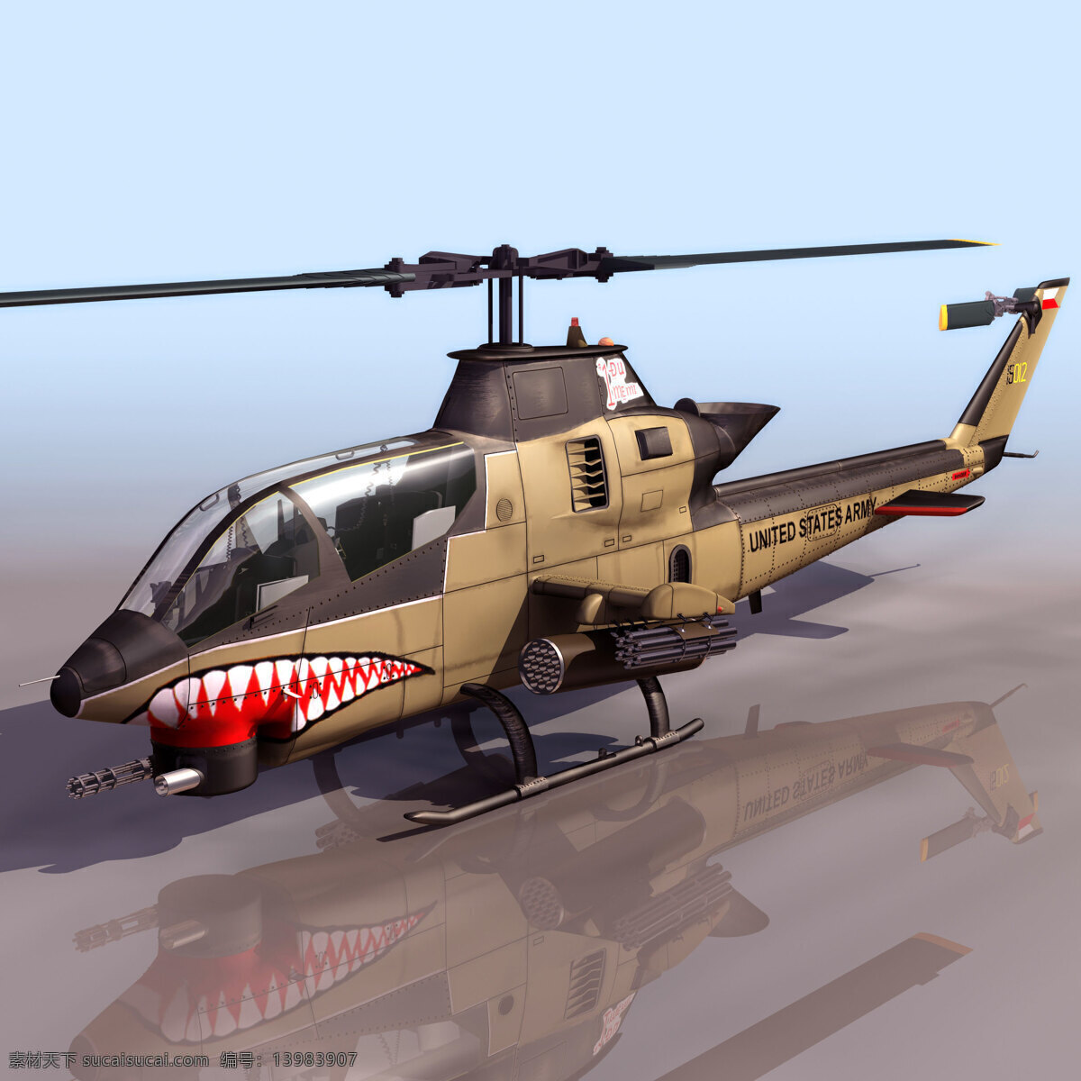 直升机 模型 ah 军事模型 ah11 直升机模型 空军武器库 3d模型素材 其他3d模型
