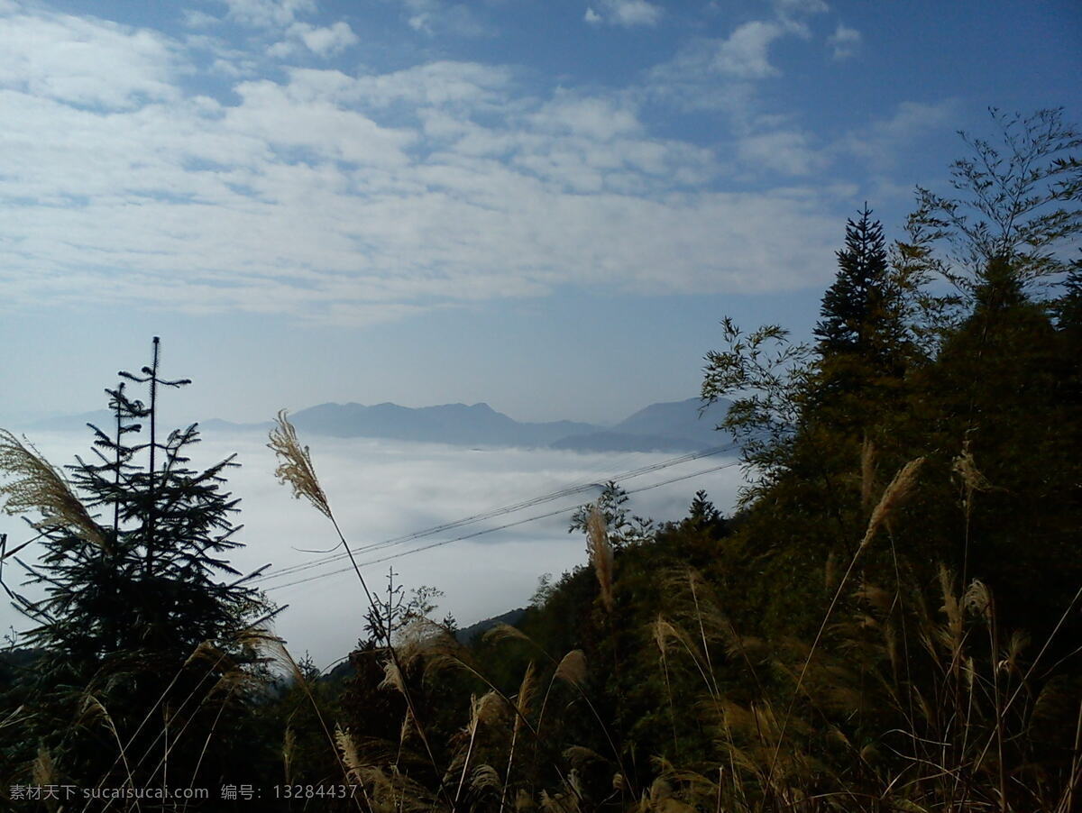 云海 白云 剪影 旅游摄影 自然风景 雾里看花 德化西天恃 psd源文件
