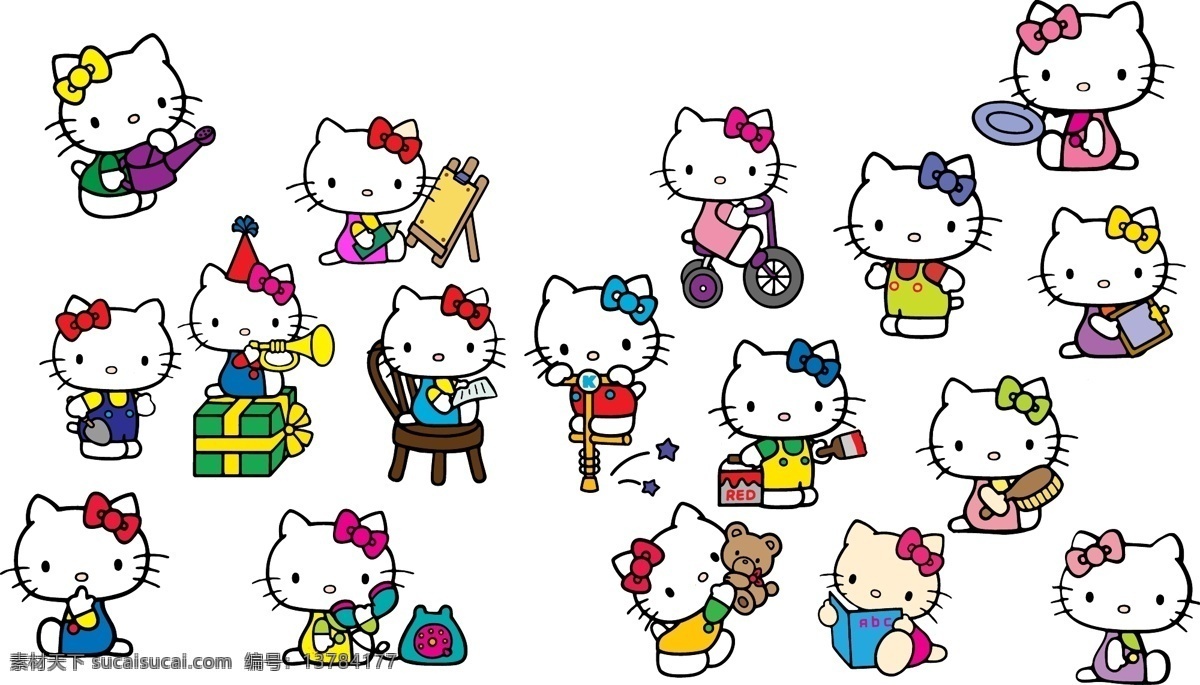 凯蒂猫 hellokitty hello 猫 可爱 卡通 矢量人物 其他人物 矢量图库 其他矢量 矢量素材 卡通人物 矢量