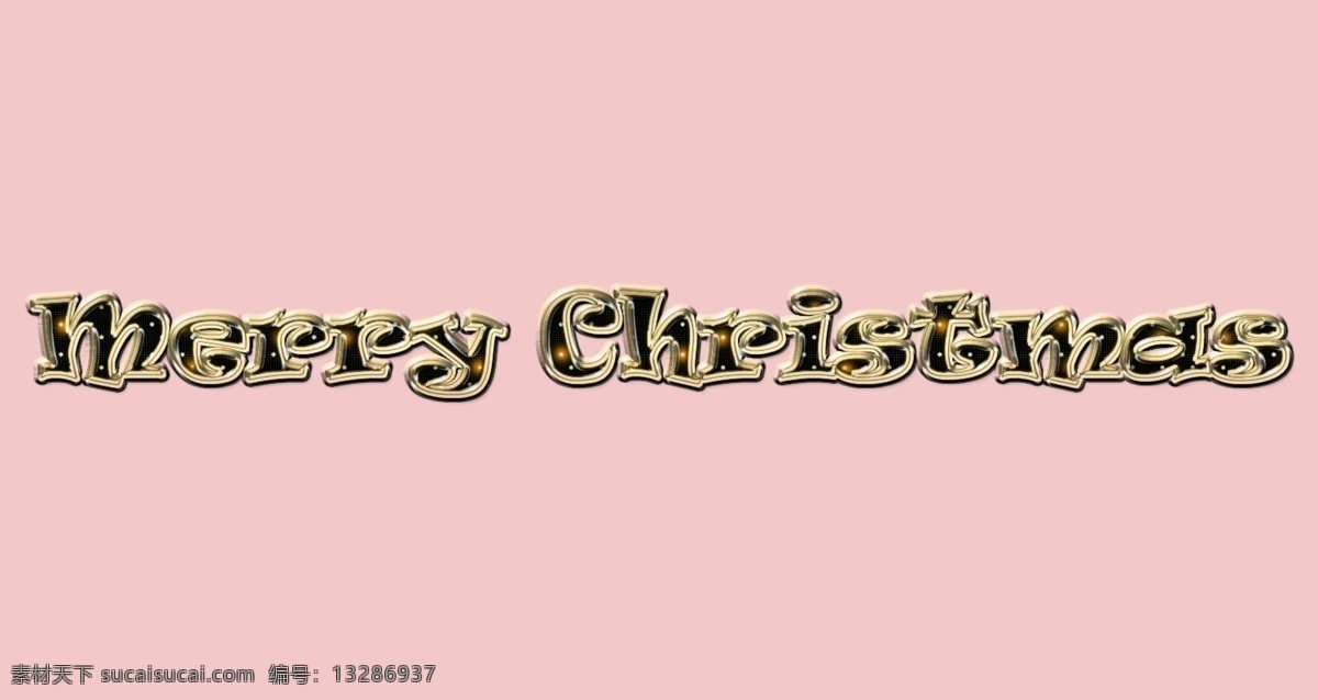 圣诞 merry christmas 字体 庆圣诞 矢量设计素材 彩色矢量图 节日庆典