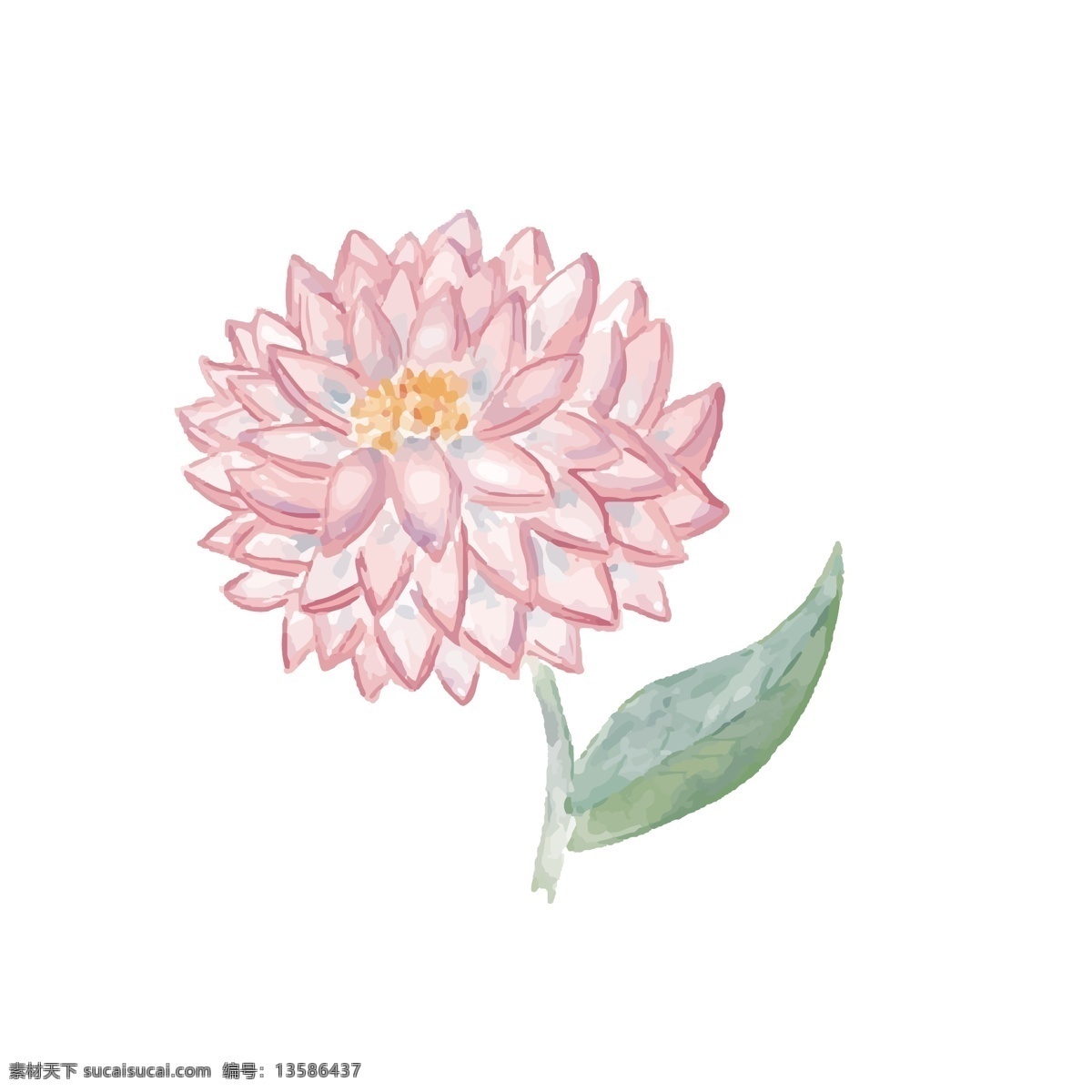 卡通 手绘 花朵 矢量 卡通的 手绘的 卡通花朵 卡通的花朵 手绘花朵 手绘的花朵 粉色花朵 粉色的花朵 绿色叶子 绿叶
